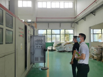 青浦區生態環境局開展上海巨浪環保現場事中復核工作